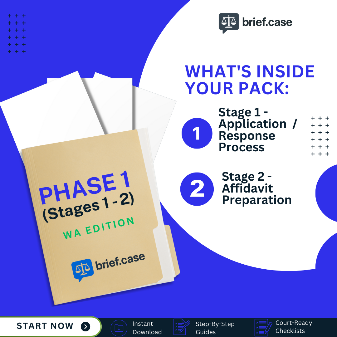 WA Phase 1: Start to Affidavit (WA)