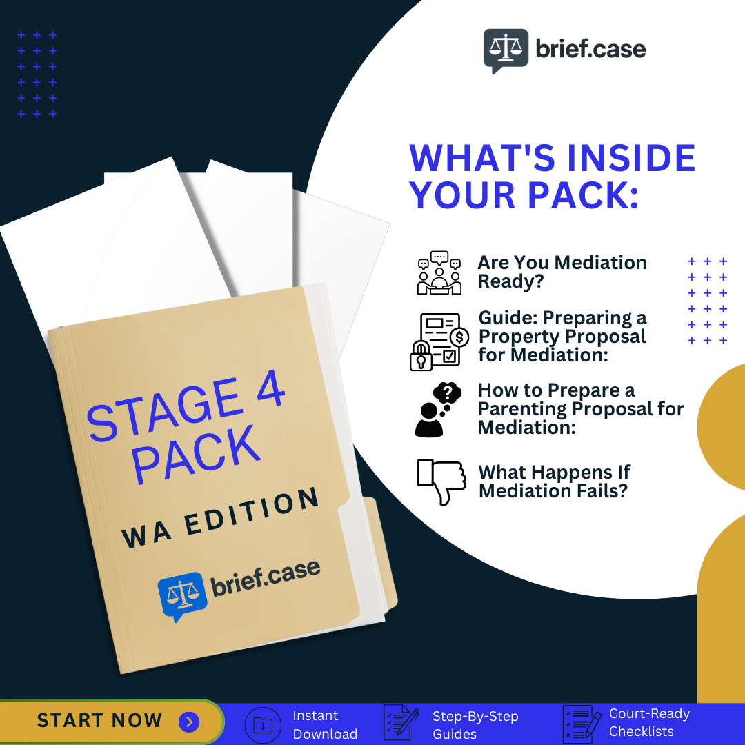 Document pack: WA Stage 4: Mediation & Court (WA)