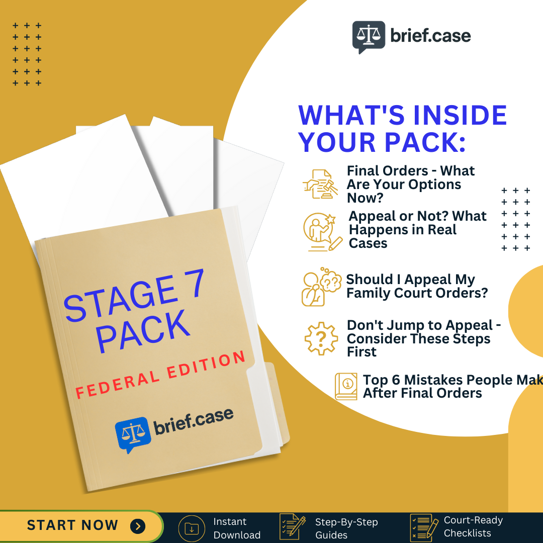 FED Stage 7: Appeal or Review (Federal)
